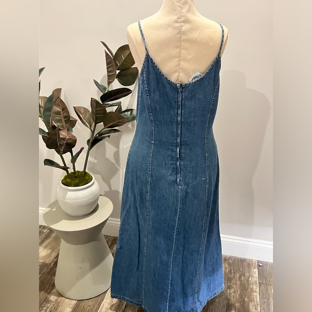Vintage Laura Ashley - Denim dress - Picture 3 of 5